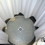 checkerboard floor shower